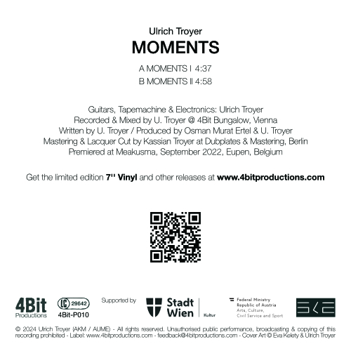 Artwork for the 7 inch Single MOMENTS