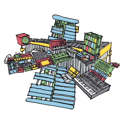 Artwork for the 7 inch Single ECHOES A Side