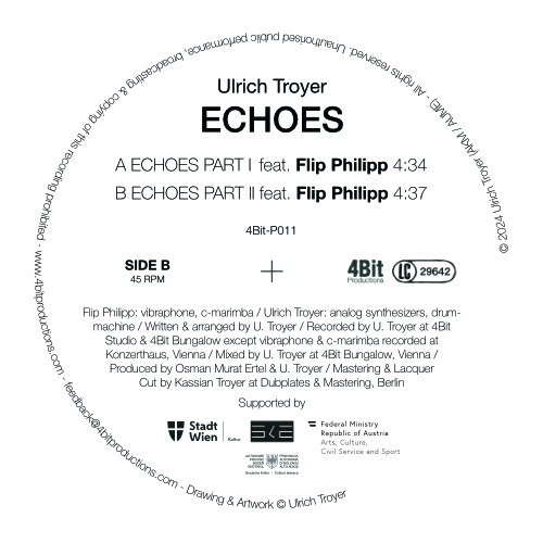 Artwork for the 7 inch Single ECHOES B-Side